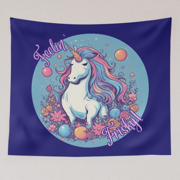 Item preview, Fantasy Feelin' Frisky Unicorn designed and sold by WitchyWare.