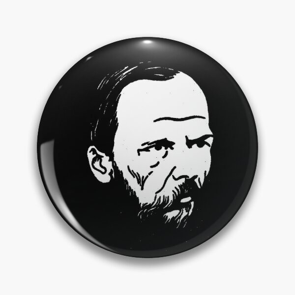 Item preview, Dostoievsky Black and White Mosaic designed and sold by MerchQuiTue.