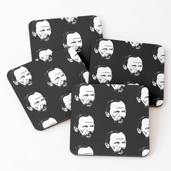 Item preview, Dostoievsky Black and White Mosaic designed and sold by MerchQuiTue.