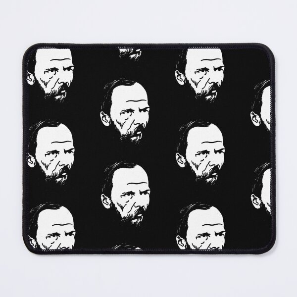 Item preview, Dostoievsky Black and White Mosaic designed and sold by MerchQuiTue.