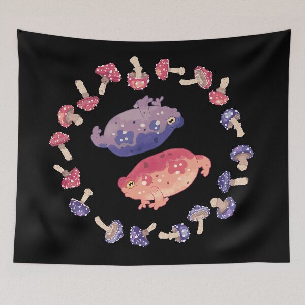 Item preview, Frogs and Toadstool designed and sold by dorkaheart.