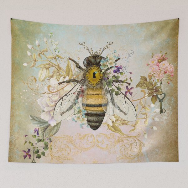 Item preview, Honey Bee Vintage Portrait Style designed and sold by jena dellagrottaglia.