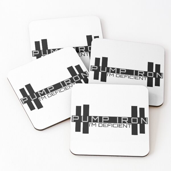 Item preview, Pump Iron - I'm Deficient designed and sold by ChunkyTruffle.
