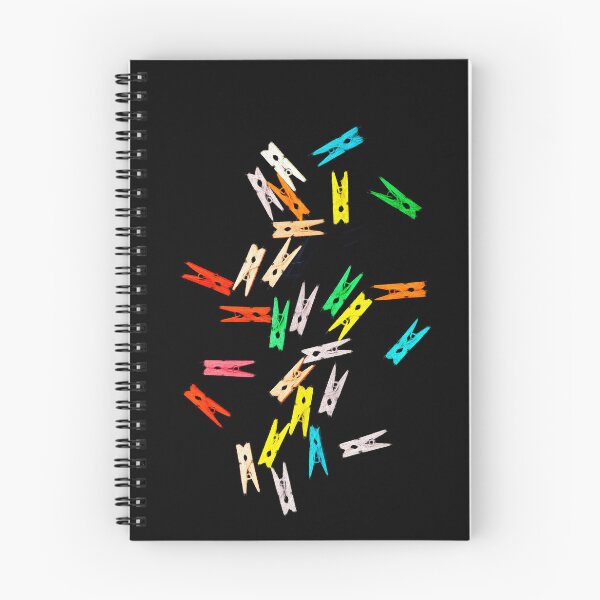 Item preview, Coloured clothes pegs on black. Image created using geometric shapes designed and sold by EdgyEdgeArt.