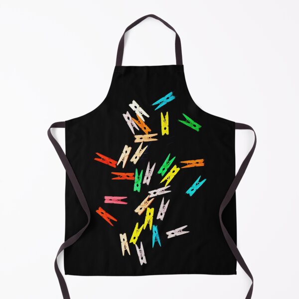 Item preview, Coloured clothes pegs on black. Image created using geometric shapes designed and sold by EdgyEdgeArt.