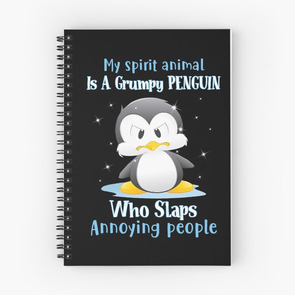 Item preview, My Spirit Animal Is Grumpy Penguin Who Slaps Annoying People  designed and sold by EagmianPheolea.