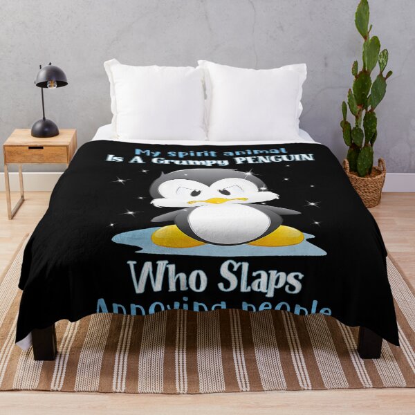 Item preview, My Spirit Animal Is Grumpy Penguin Who Slaps Annoying People  designed and sold by EagmianPheolea.