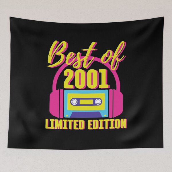 Item preview, Best of 2001 Cassette Tape Retro 1980s Birthday Party Theme 22nd Birthday designed and sold by CreationsbyAny.