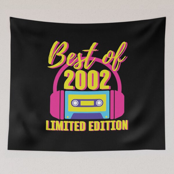 Item preview, Best of 2002 Cassette Tape Retro 1980s Birthday Party Theme 21st Birthday designed and sold by CreationsbyAny.
