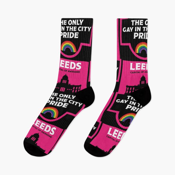Artikelvorschau,  Gay Pride – Leeds England LGBT – Leeds Rainbow entworfen und verkauft von happygiftideas.