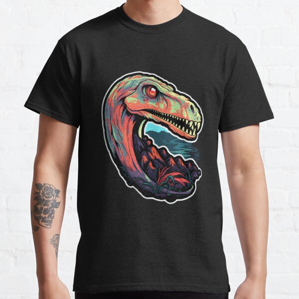 Mokele Mbembe (Congo 'Dinosaur' Creature) T-Shirt(Black)