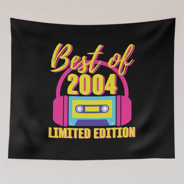 Item preview, Best of 2004 Cassette Tape Retro 1980s Birthday Party Theme 19th Birthday designed and sold by CreationsbyAny.