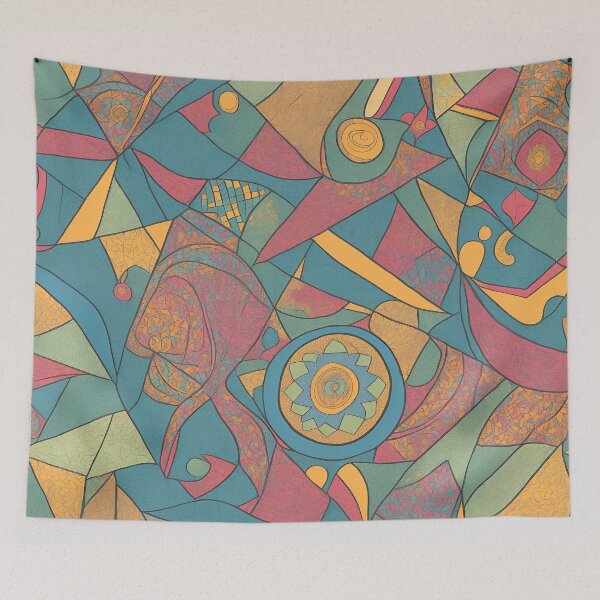Item preview, Playful Kaleidoscope: A Vibrant Hand-Drawn Doodle Journey designed and sold by LeonAndrewRazon.
