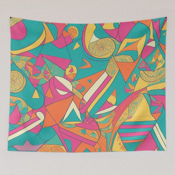 Item preview, Playful Kaleidoscope: Drawn Doodle Journey designed and sold by LeonAndrewRazon.
