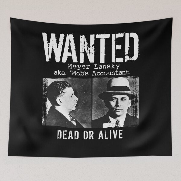 Item preview, Méyér Lánsky Mugshot - Wanted Dead or Alive designed and sold by LucasDelacroi.