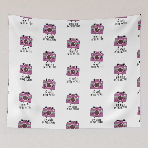 Item preview, I'm Never In The Picture Funny Camera Puns  designed and sold by punnybone.
