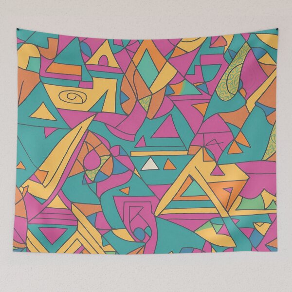 Item preview, Playful Kaleidoscope: Drawn Doodle Journey designed and sold by LeonAndrewRazon.