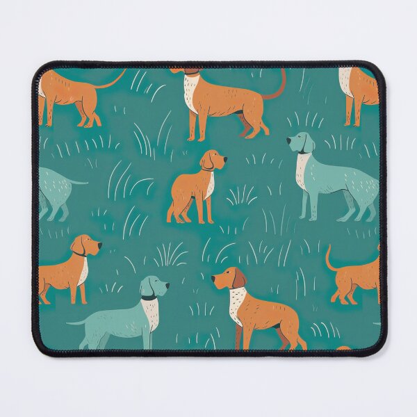 Item preview, Summery modern pattern with dog motifs designed and sold by Pflugart.