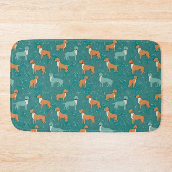Item preview, Summery modern pattern with dog motifs designed and sold by Pflugart.