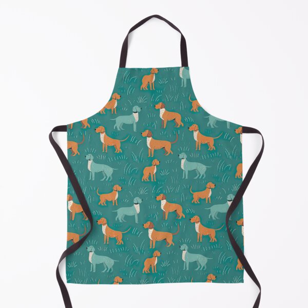 Item preview, Summery modern pattern with dog motifs designed and sold by Pflugart.