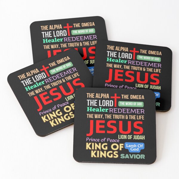Item preview, Names of Lord God Jesus Christ - Christian Bible Verse Quote designed and sold by john316store.