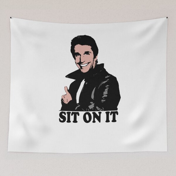 Item preview, The Fonz Happy Days Sit On It Essential designed and sold by BarbarianRouze.