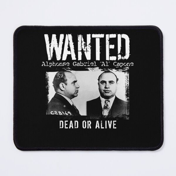 Item preview, ál Cápóne Mugshot - Wanted Dead Or Alive designed and sold by LucidMarchantG.