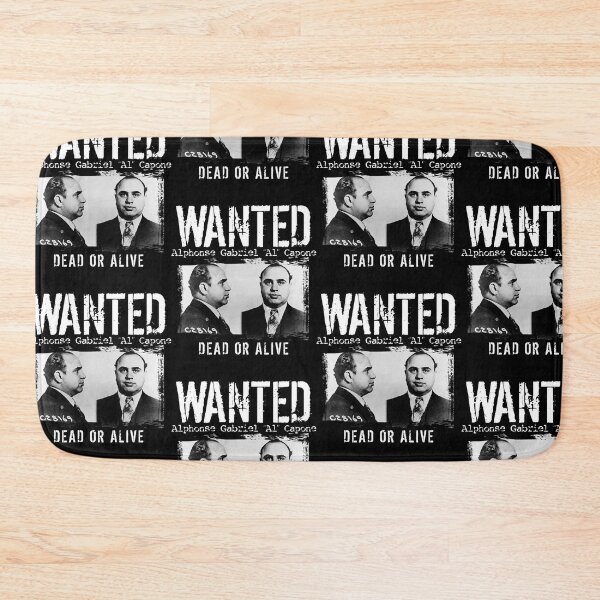 Item preview, ál Cápóne Mugshot - Wanted Dead Or Alive designed and sold by LucidMarchantG.