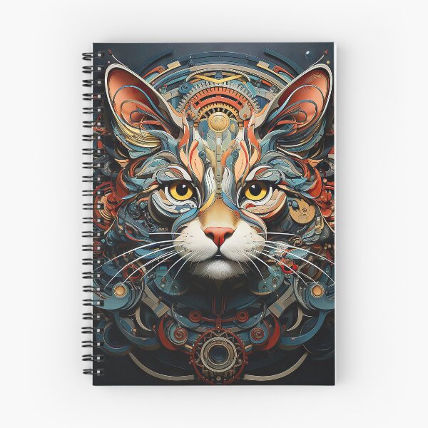Item preview, abstract cat wavy fractal designed and sold by EG Creativity Art.