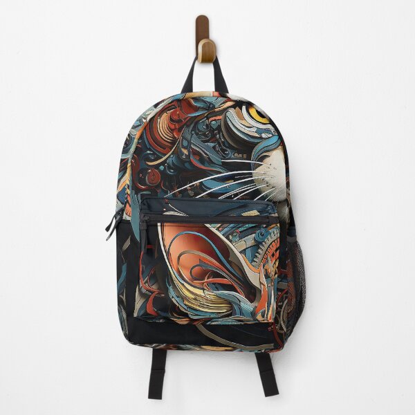 Item preview, abstract cat wavy fractal designed and sold by EG Creativity Art.