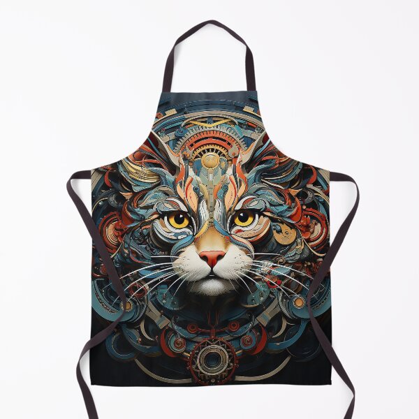 Item preview, abstract cat wavy fractal designed and sold by EG Creativity Art.