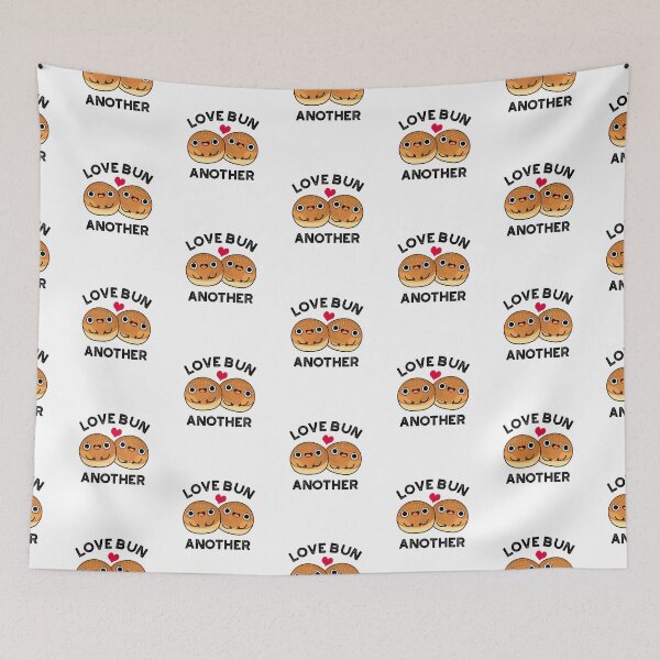 Item preview, Love Bun Another Funny Food Puns  designed and sold by punnybone.