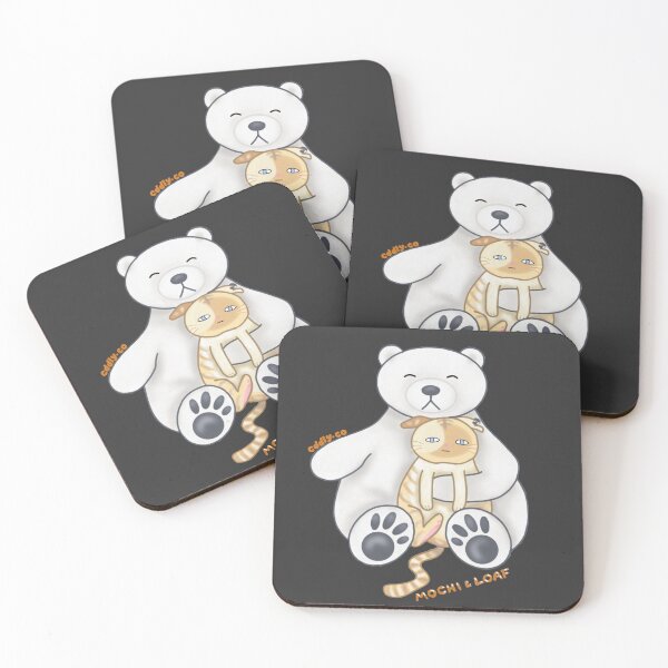 Item preview, Mochi Bear & Loaf Cat! designed and sold by cddlydotco.