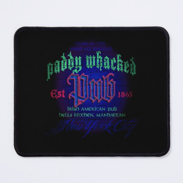 Item preview, Paddy Whacked Pub Black Light Neon sign on Brick wall Classic designed and sold by LucasDelacroi.