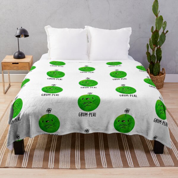 Item preview, Grum-pea Grumpy Pea Funny Veggie Puns  designed and sold by punnybone.