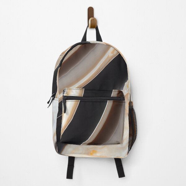 Item preview, Agate pattern - Black, cream , orange, brown, gray designed and sold by Pixeledfox.