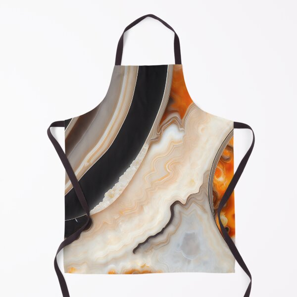 Item preview, Agate pattern - Black, cream , orange, brown, gray designed and sold by Pixeledfox.