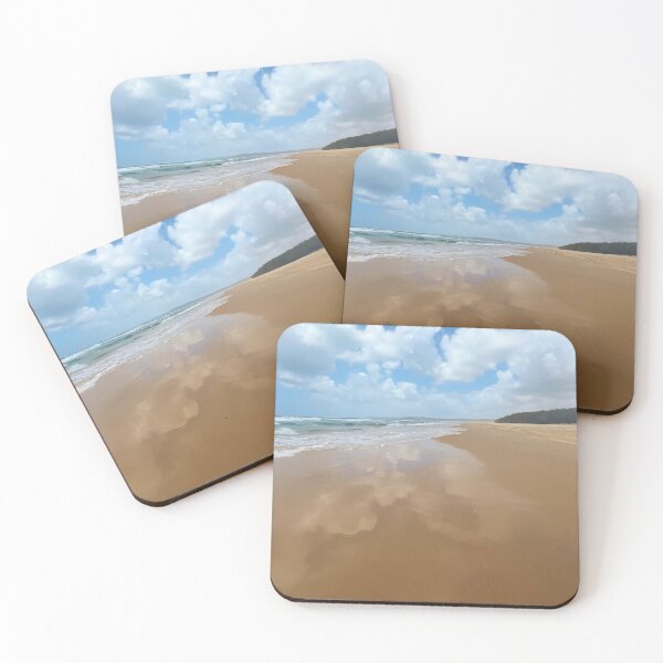 Item preview, Tranquil Tides: Flinders Beach on Stradbroke Island designed and sold by SpottiClogg.