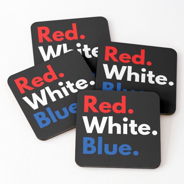 Item preview, Red White Blue American USA Flag colors July 4 Pride design designed and sold by Uplife-MyStore.
