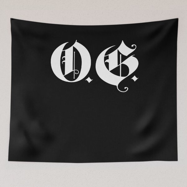 Item preview, OG Original Gangster Gangsta O.G. Calligraphy designed and sold by SuperFreshArt.