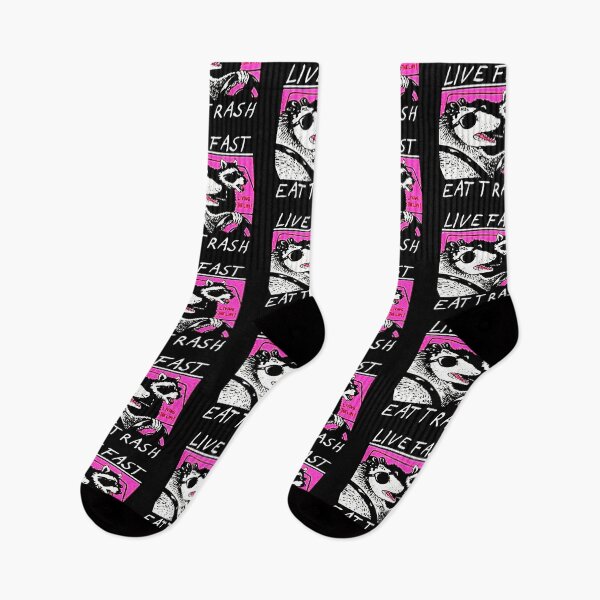 Item preview, Live Fast Eat Trash Racoon designed and sold by adamjevo.