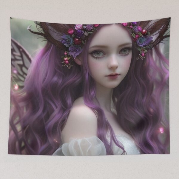 Item preview, Wary Tales Purple Forest Fairy designed and sold by WaryTales.