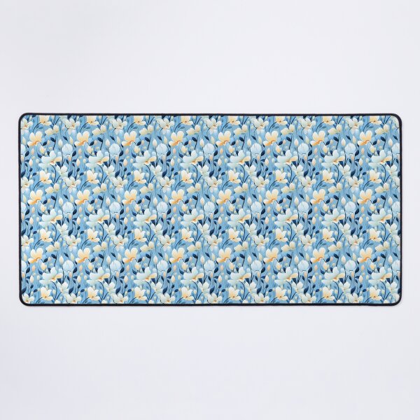 Item preview, Silver Waves: A Tranquil Blue Seamless Pattern - N 28 designed and sold by Moisky Patterns.