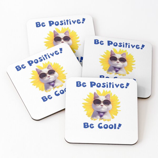 Item preview, Be Positive - Be Cool designed and sold by Julien Hebbrecht.