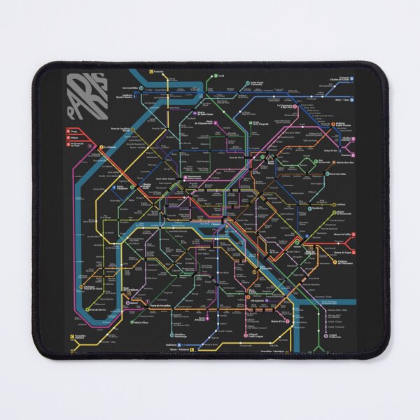 Item preview, Paris metro map designed and sold by ChristopherZahn.