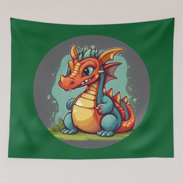 Item preview, Cute Baby Fantasy Dragon designed and sold by WitchyWare.