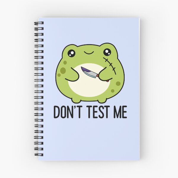 Item preview, Don't Test Me Frog designed and sold by GaemGlomDesign.