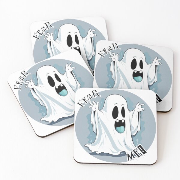 Item preview, Funny Halloween "Fear Me!" Sheet Ghost designed and sold by WitchyWare.