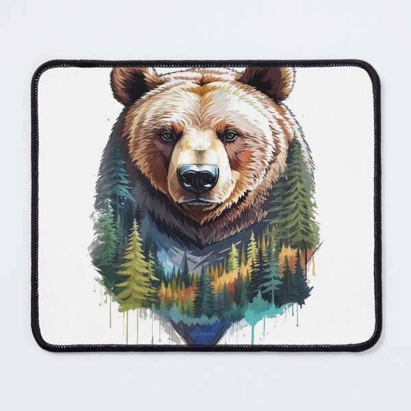 Item preview, Bear over looking Forest designed and sold by WLHmedia.com .