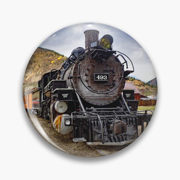 Item preview, Engine 493 - Durango & Silverton Narrow Gauge Railroad  designed and sold by Kathy Weaver.